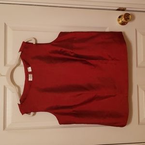 Emma & James red iridescent lined shell in 16W